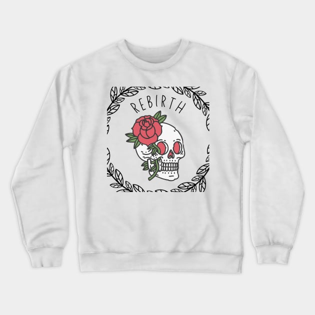 Rebirth Crewneck Sweatshirt by Light Hearts Podcast